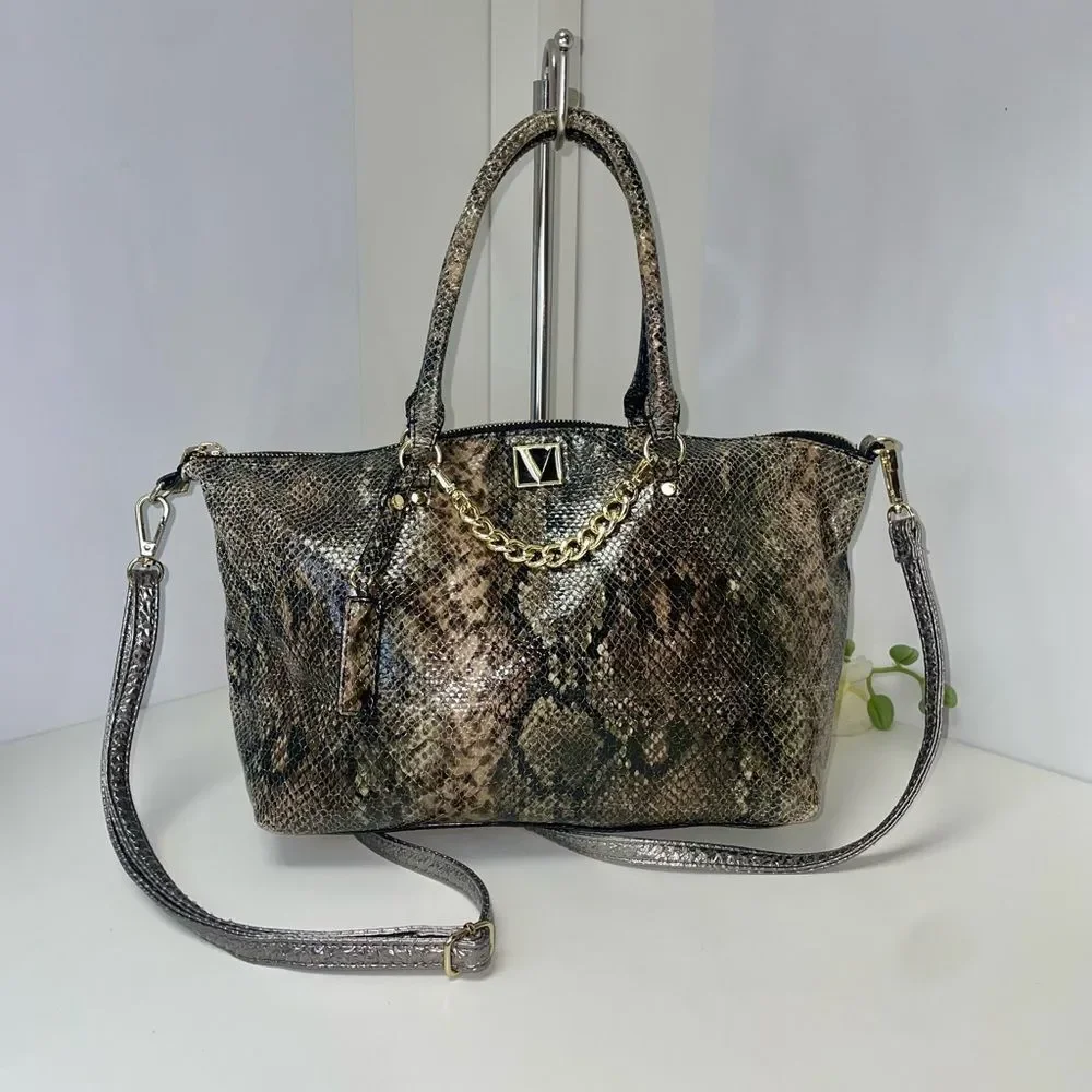Victoria's Secret Snakeskin Satchel